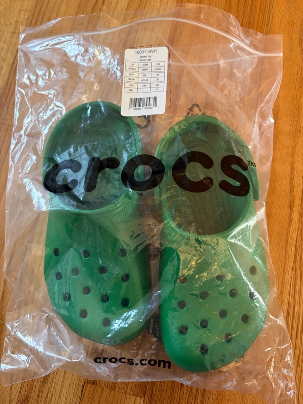 CROCS Green Ivy Slip-On Clog J1